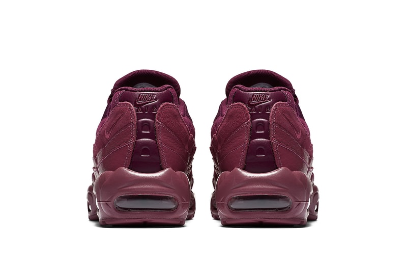 Nike Air Max 95 Vintage Wine Silhouette Burgundy Red Purple Dark Oxblood Shoe Sneaker