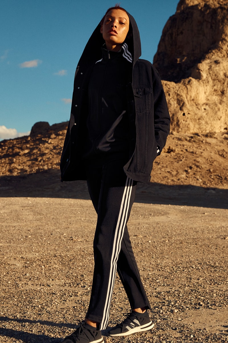 NAKED x adidas Originals Consortium Arkyn Collection Denim Jacket Track Pants Black
