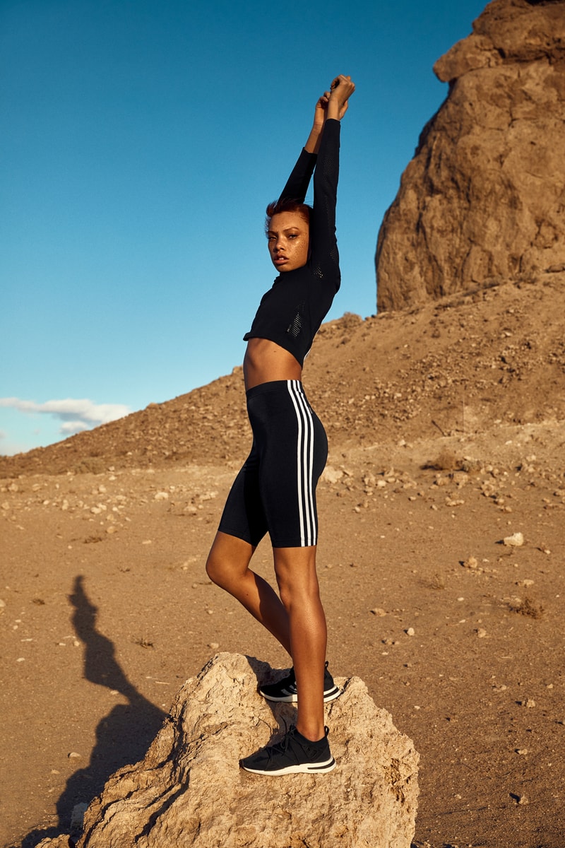 NAKED x adidas Originals Consortium Arkyn Collection Shorts Crop Top Black