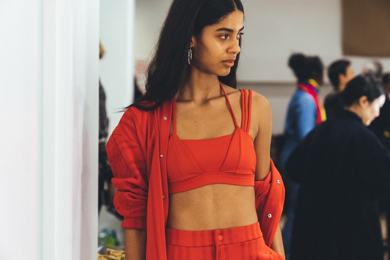 adidas Originals Daniëlle Cathari Presentation New York Fashion Week 2018 Red Bra Top Track Jacket