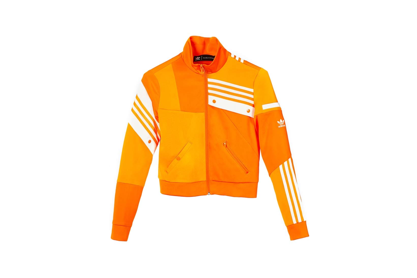 kendall jenner orange adidas jacket