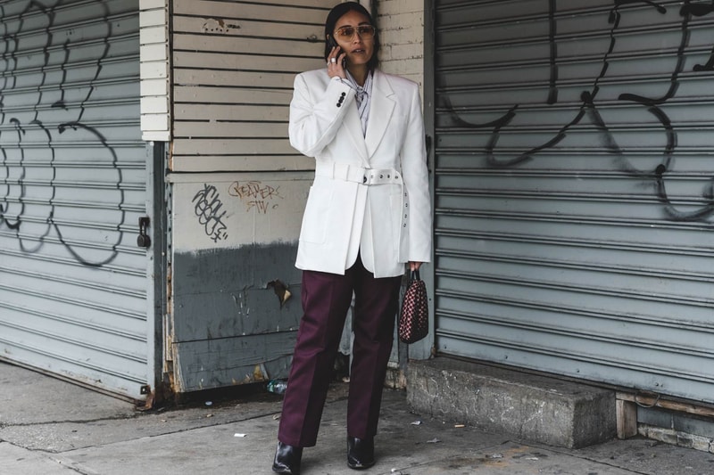 Woman New York Fashion Week 2018 Streetsnaps