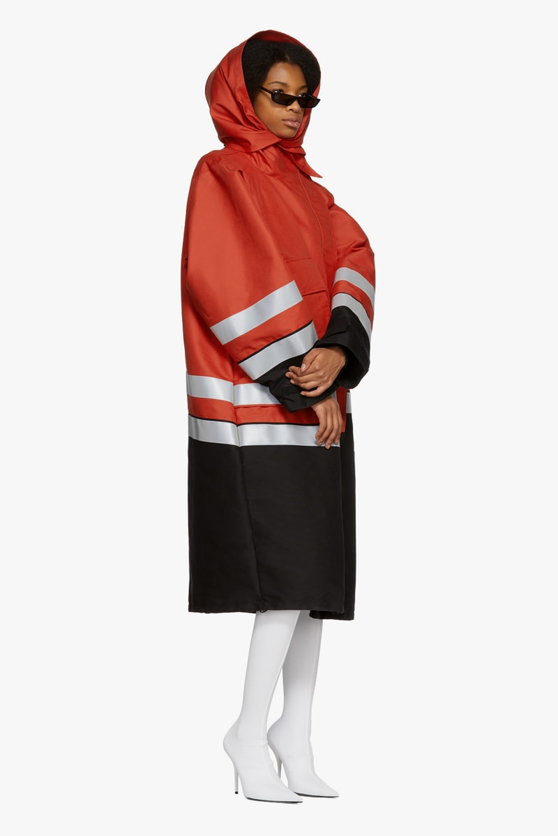 Balenciaga New Winter Coat Puffer Jacket SSENSE Silver Red Outerwear Reflective Demna Gvasalia