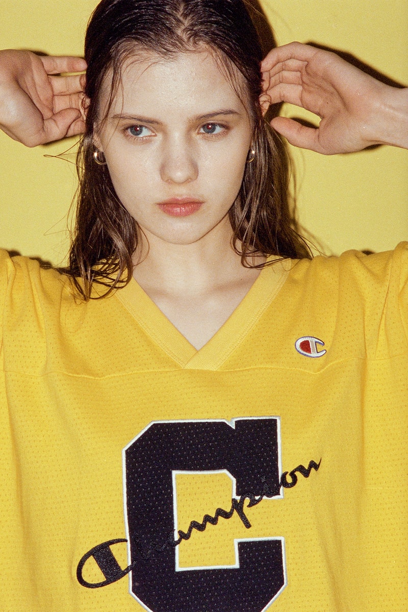 Champion Spring Summer 2018 lookbook ss18 japan korea womens logo sweatshirt t shirt track pants jacket