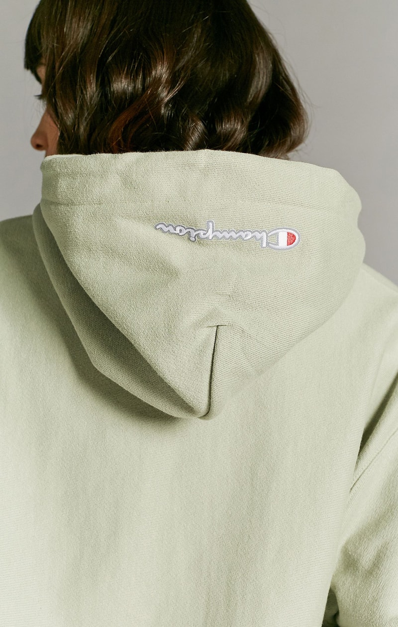 Champion Urban Outfitters Novelty Graphic Hoodie Khaki