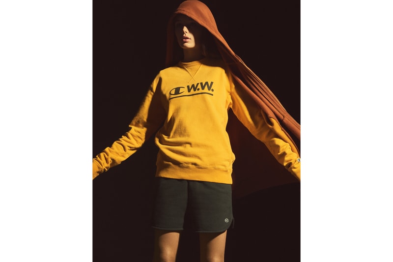Wood Wood x Champion Spring/Summer Collection 2018 Monochrome Streetwear Staples Hoodie Danish
