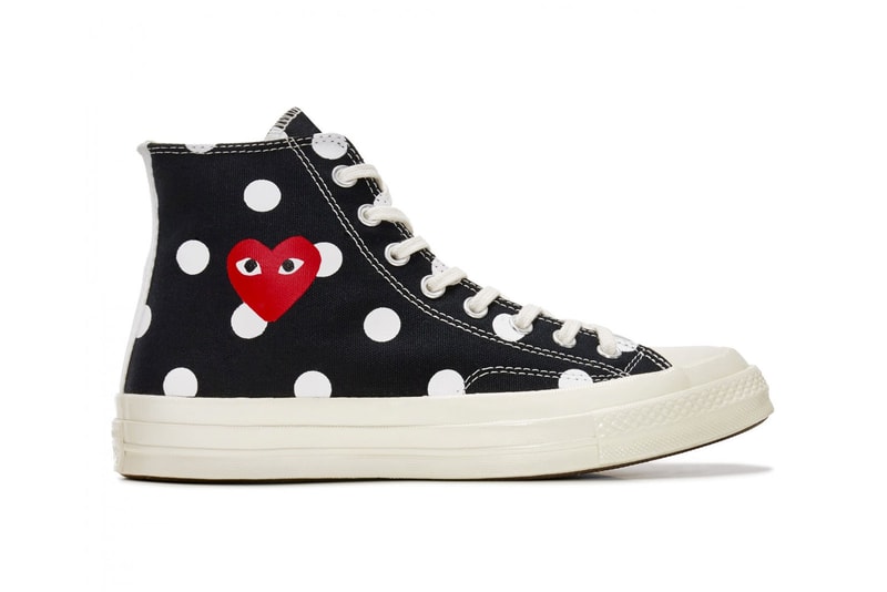 comme des garcons play converse chuck taylor all star 70 where to buy collaboration polka dot heart dover street market restock