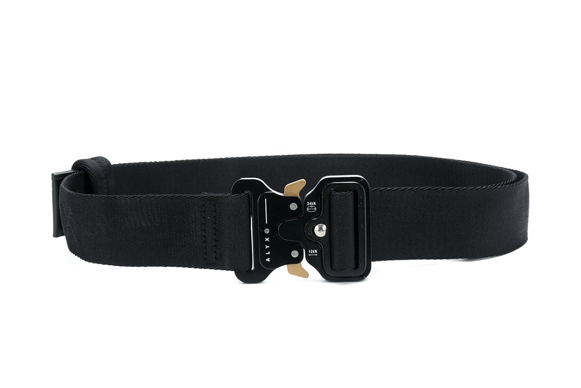 Alyx Studios Black Jacquard Rollercoaster Belt Editors Pick How To Wear Street Style Streetwear