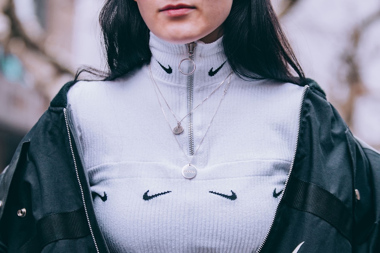 Mini Swoosh Alexandra Alex Hackett miniswoosh london nike designer alch essentials