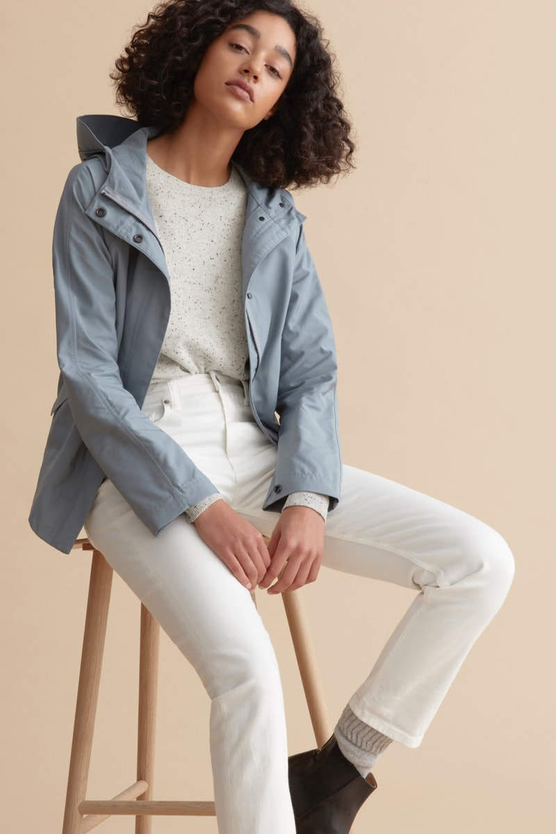 everlane cropped city anorak outerwear jackets