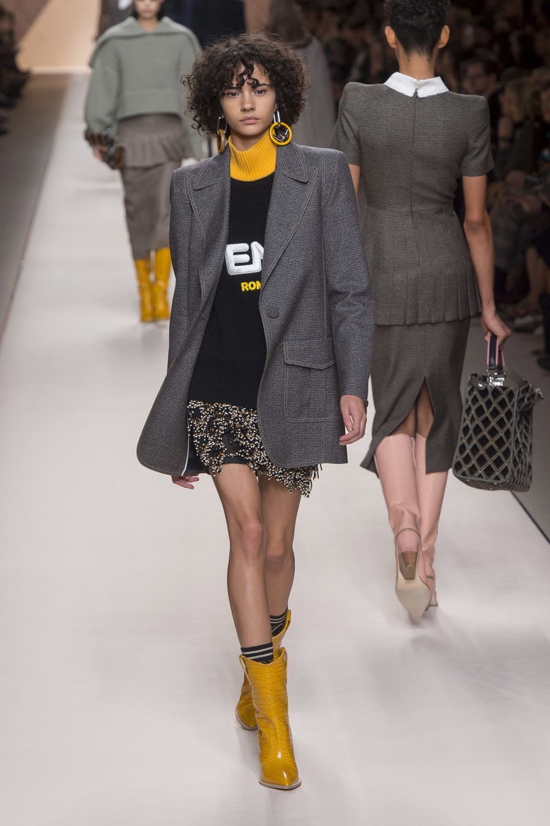 Fendi FILA Fall/Winter 2018 Milan Fashion Week Collaboration Artist Hey Reilly Karl Lagerfeld
