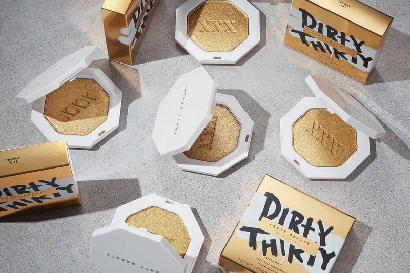 rihanna fenty beauty 30 30th birthday dirty thirty killawatt highlighter exclusive limited edition where to buy trophy wife cosmetics