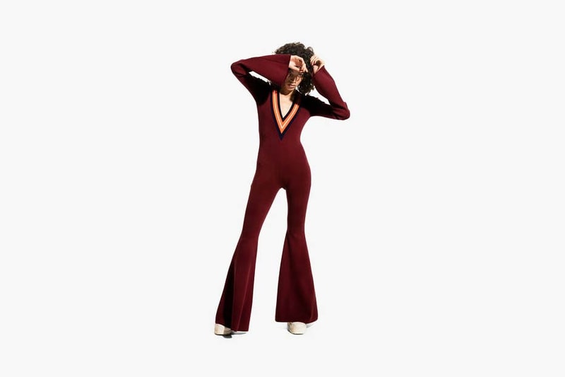 Fenty PUMA Rihanna Deep V Sweater Onepiece Tawny Port