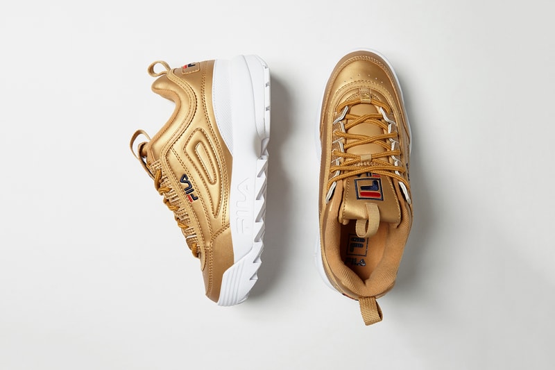 FILA Disruptor 2 Leather Gold