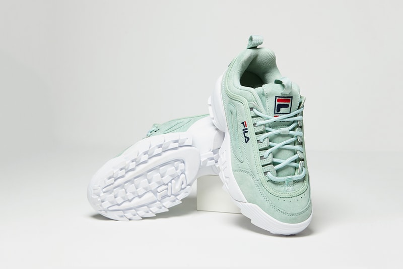 FILA Disruptor 2 Premium Suede Turquoise