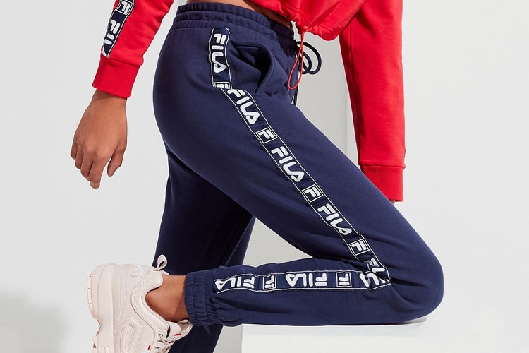 FILA's Logo Tape Jogger Pants Are a Cozy Girl Must-Have