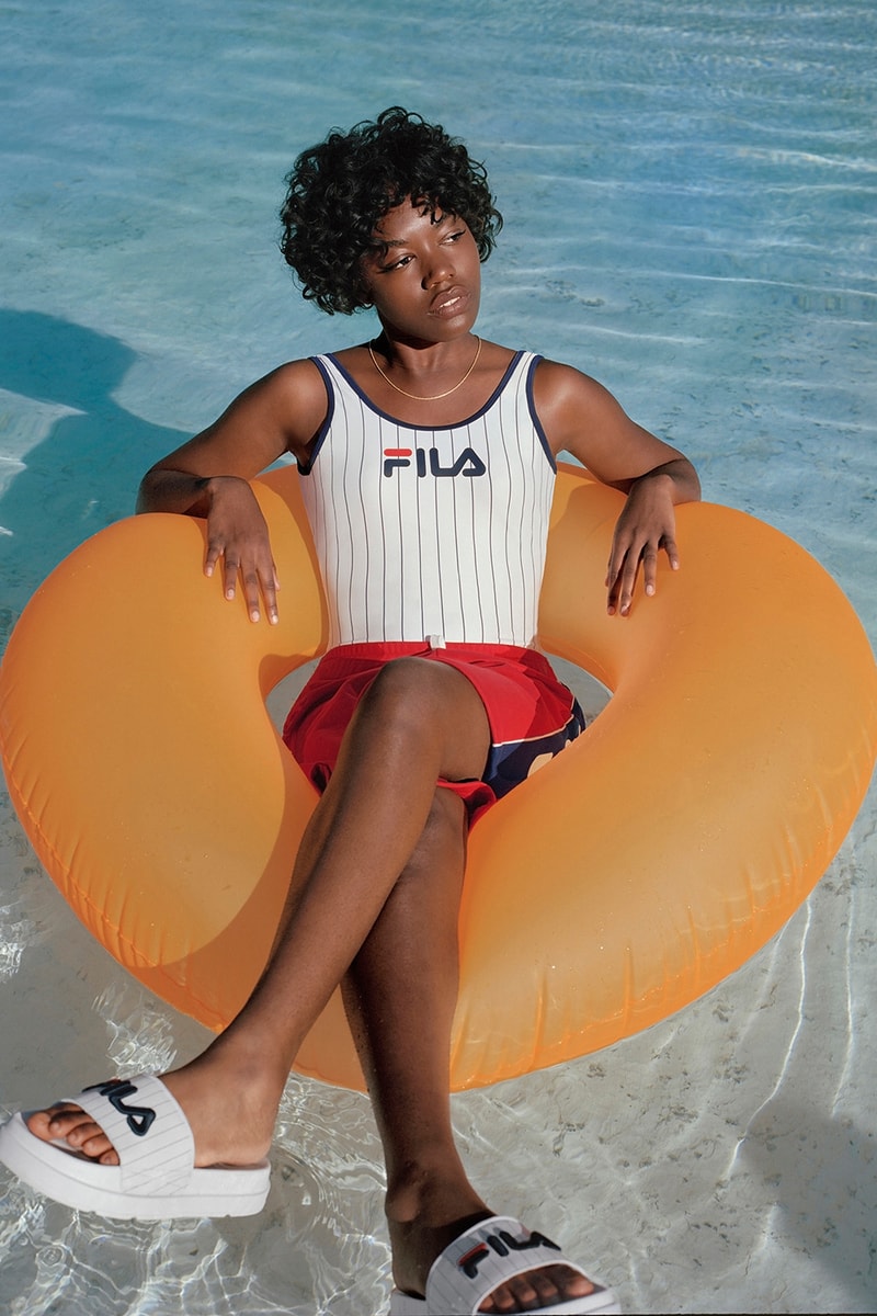 fila spring summer 2018 lookbook rugby bodysuits tracksuits swimwear