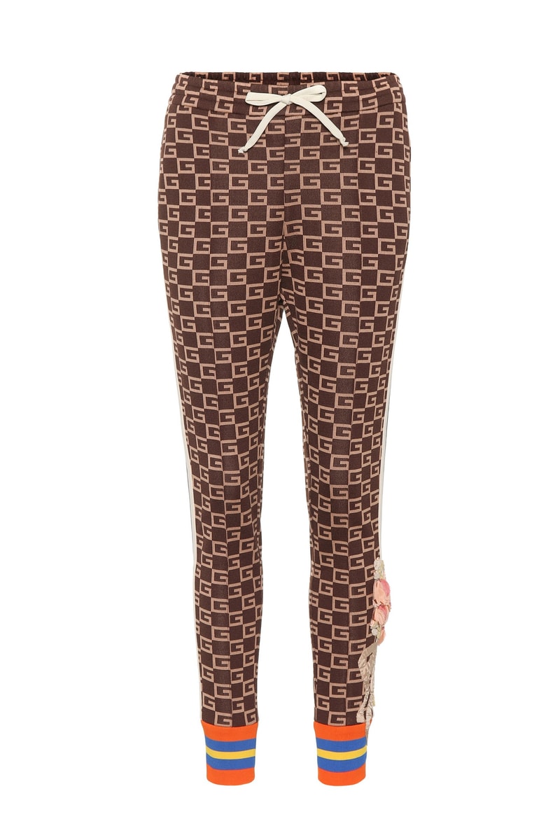Gucci Monogram Logo Sweatpants Vintage Retro Inspired Alessandro Michele Logomania