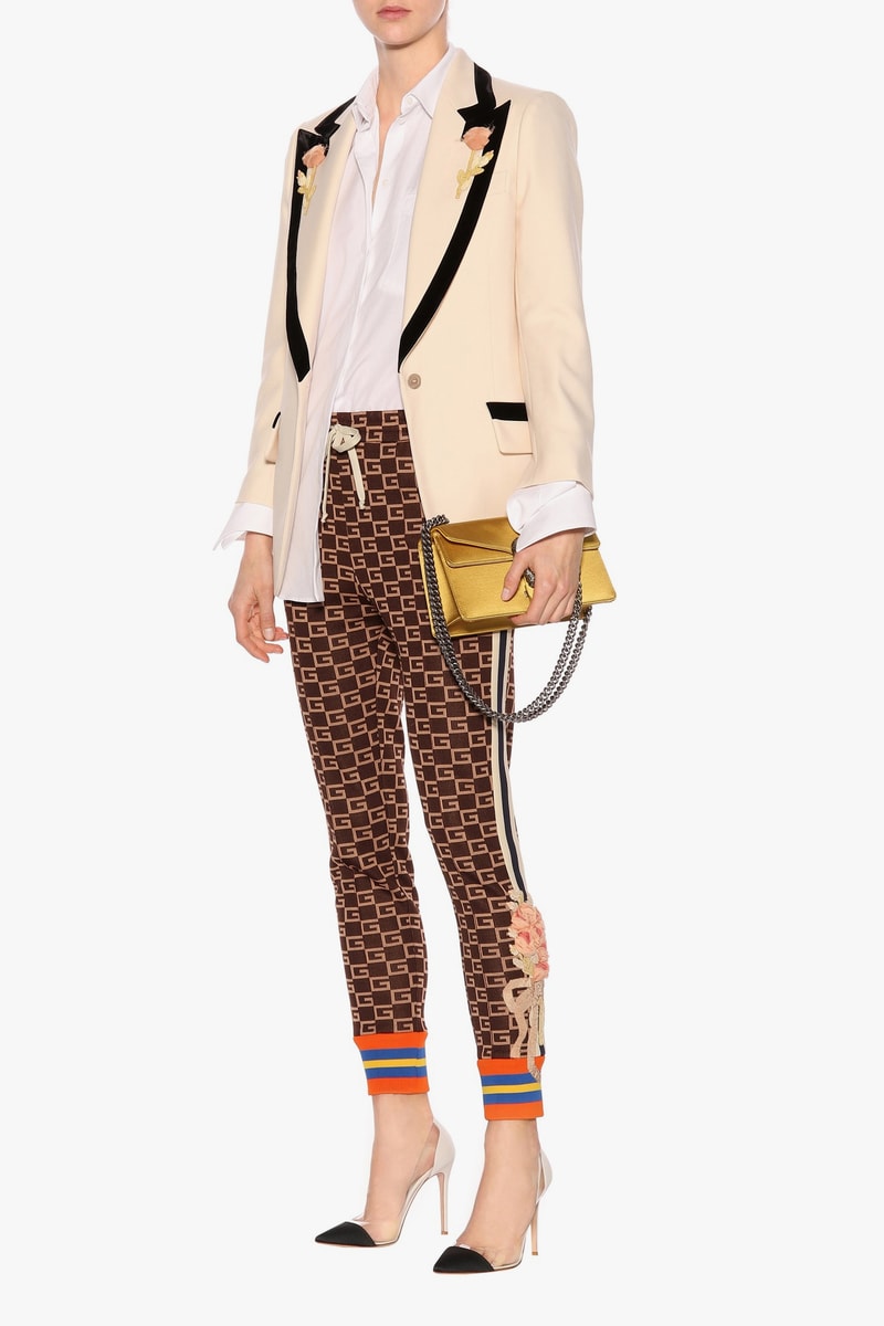 Gucci Monogram Logo Sweatpants Vintage Retro Inspired Alessandro Michele Logomania