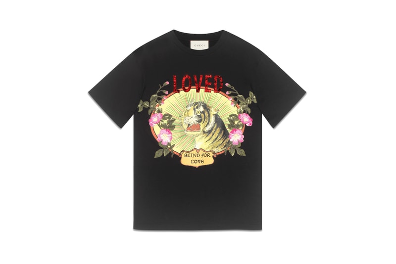 Gucci Logo T-Shirt Spring/Summer 2018 Restock Print Unknown Artist Coco Capitan Collaboration Prints Logo Retro Vintage Shirt Graphic Bold