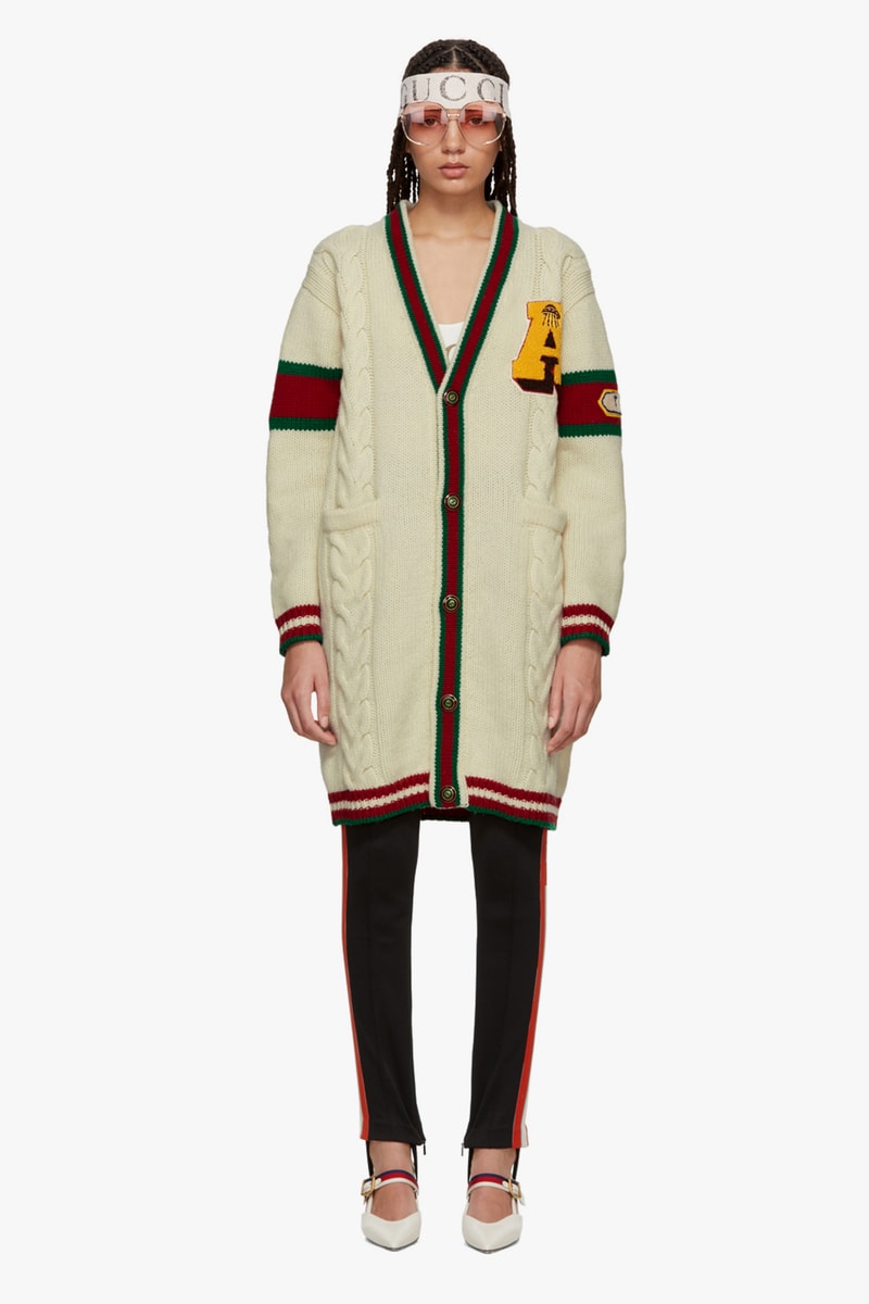 Shop Gucci's New Spring/Summer Arrivals Fashion Clothes Cat Sweater Gucci Tracksuit Monogram