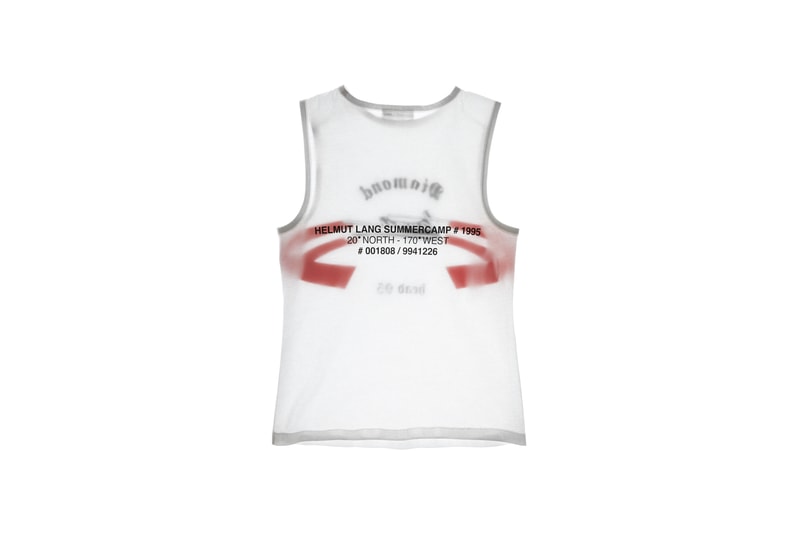Helmut Lang Re-Issues Eight Archival Pieces Keychain T-Shirt Jeans Denim Jacket Shayne Oliver