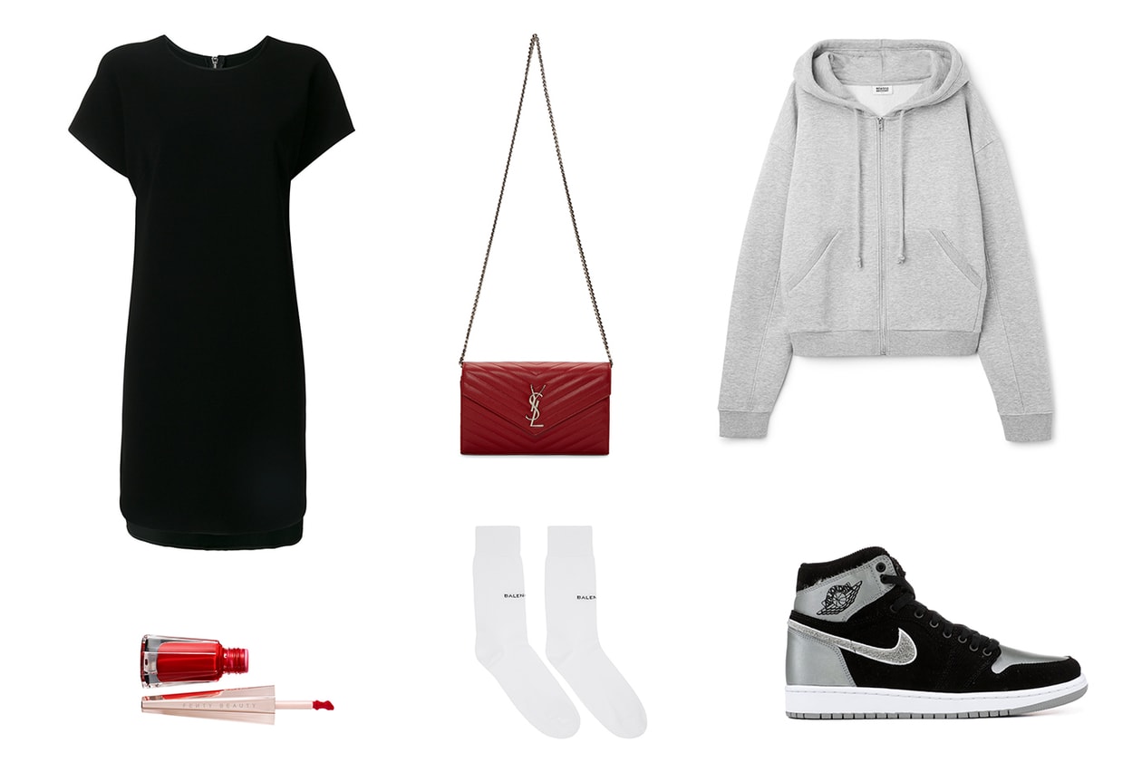 Style Guide How to Wear the vogue x air jordan 1 high zip awok sailsailuniversity red Sneaker Aleali May Palm Angels Streetwear Inspiration Outfit Guide Sweatpants Basketball Nike AJ1