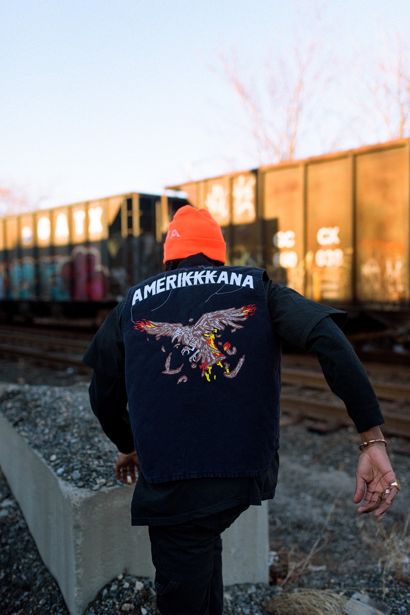 joey badass ev bravado slick woods new york city nyc popup collab amerikkka