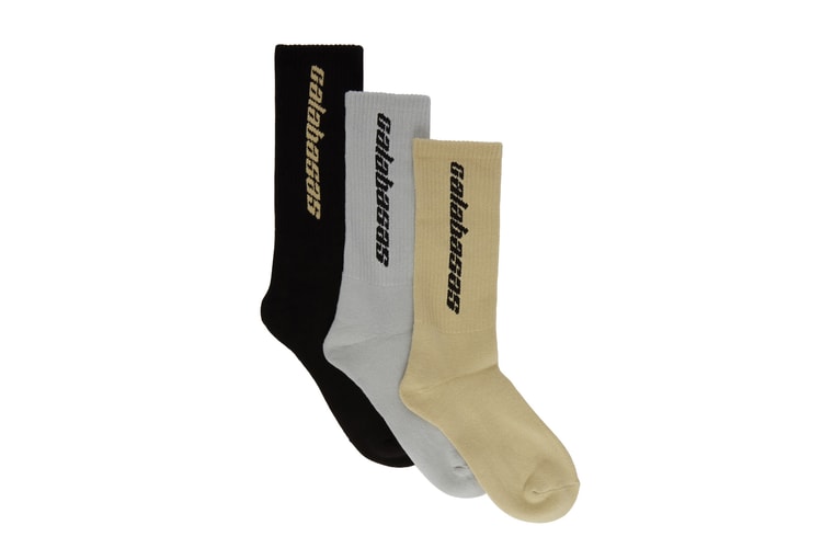 Kanye West's Calabasas Socks Just Arrived in a Three-Pack