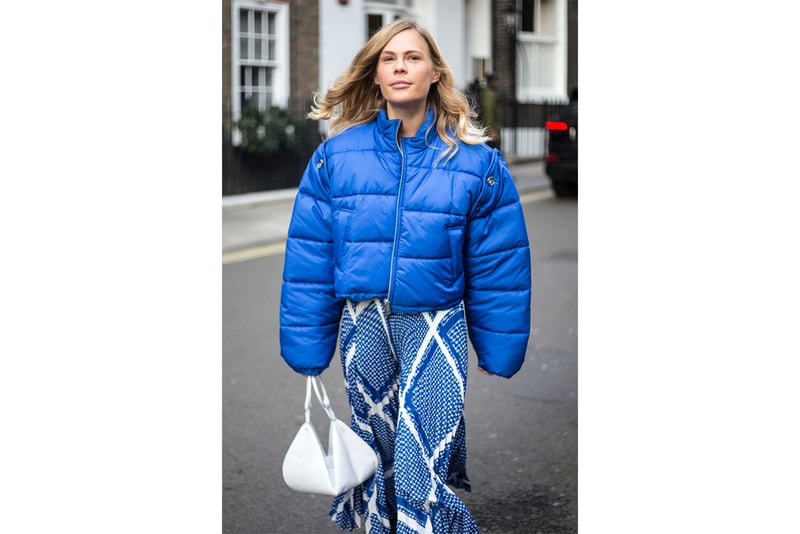 London Fashion Week LFW 2018 Streetsnaps street style off-white balenciaga triple s burberry gucci supreme louis vuitton sneakers jw anderson bags accessories