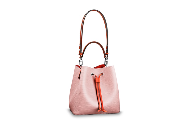 Louis Vuitton pastel pink handbag neonoe lv drawstring designer handbag two-tone where to buy