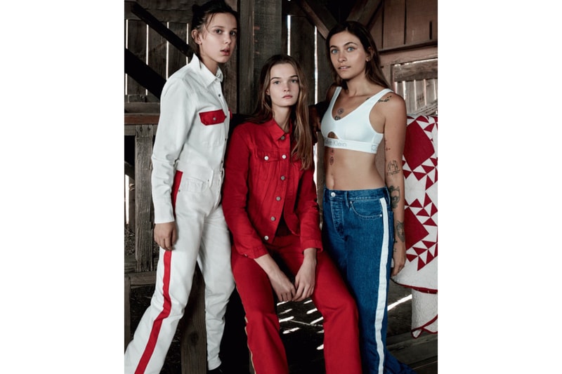 Millie Bobby Brown Paris Jackson Lulu Tenney Calvin Klein Campaign