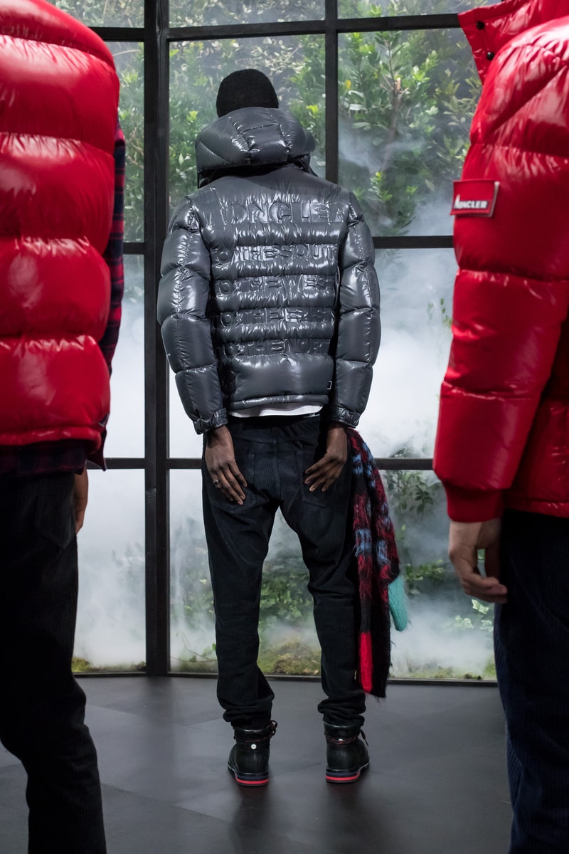 Moncler Milan Fashion Week 2018 Shows Palm Angels Simone Rocha Craig Green Fragment 1952 Shows Noir