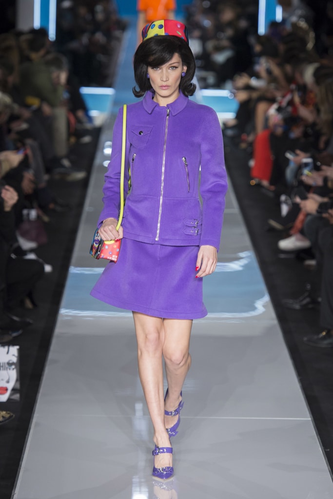 Jeremy Scott Moschino Fall/Winter 2018 MFW Show Gigi Hadid Bella Hadid Kaia Gerber Milan Fashion Week Collection Runway