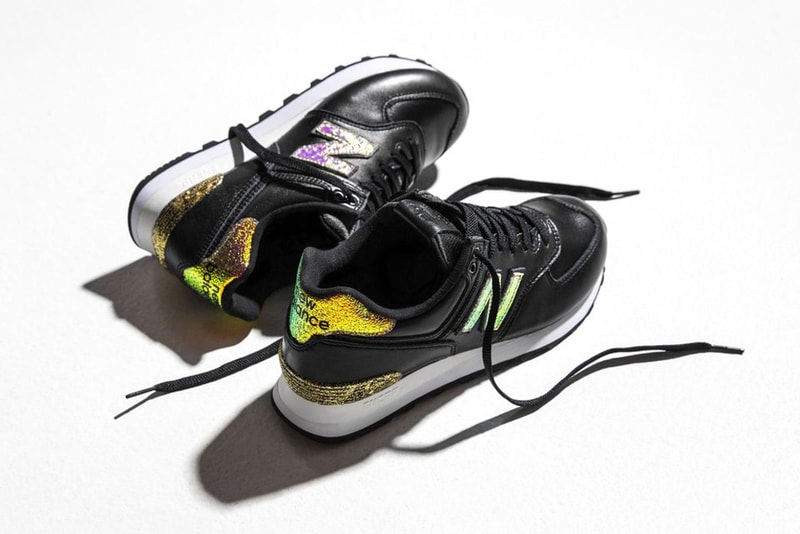 New Balance 574 Glitter Pack Black