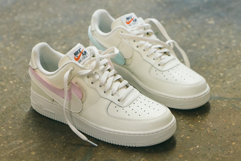 Nike Air Force 1 custom customizable removable swoosh black white where to buy release info drop