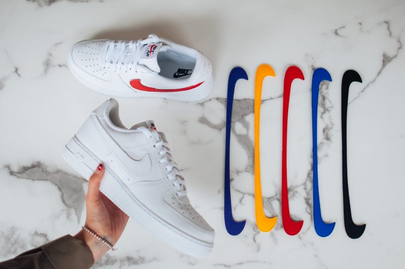 Watch Our Exclusive Unboxing of Nike's Air Force 1 with Customizable Swooshes