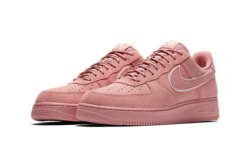 air force one suede pink