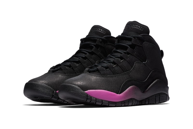 Nike Air Jordan 10 Black Fuchsia Blast