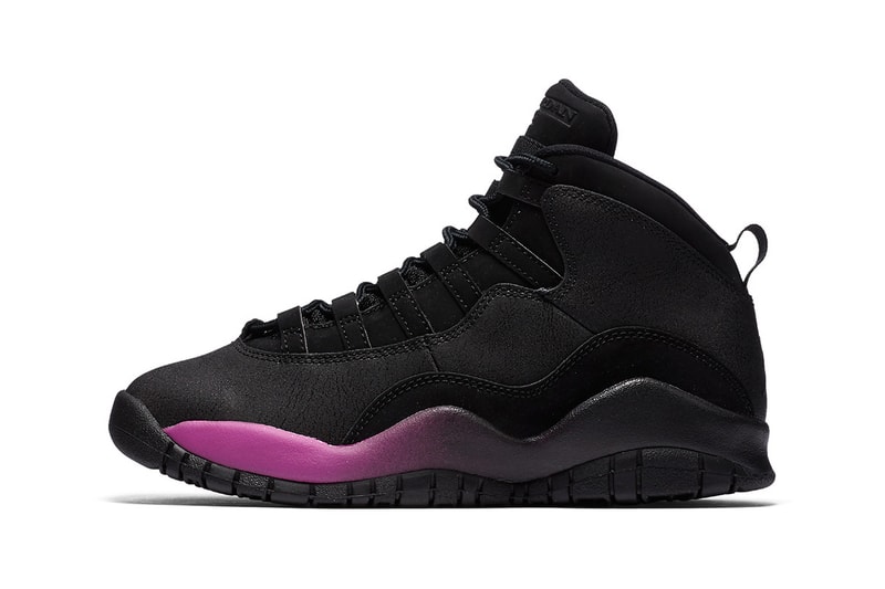Nike Air Jordan 10 Black Fuchsia Blast