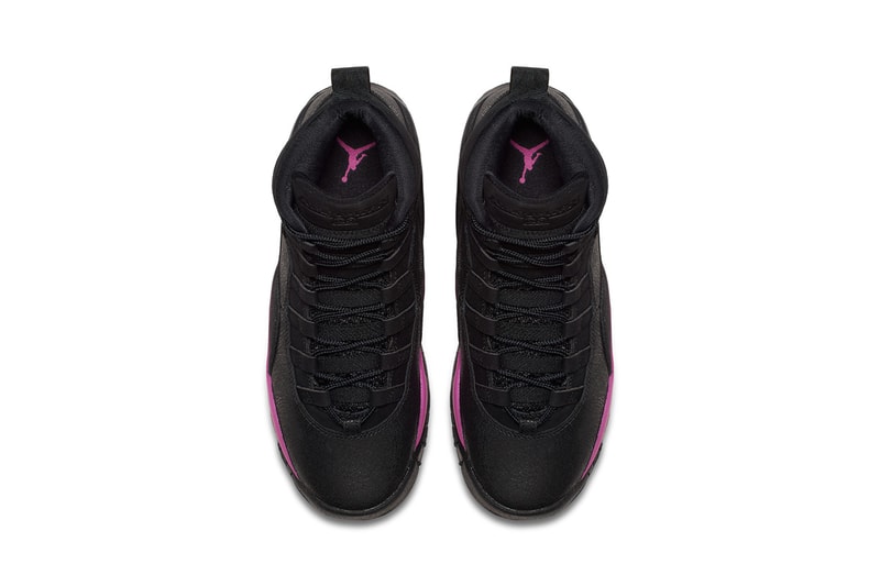 Nike Air Jordan 10 Black Fuchsia Blast