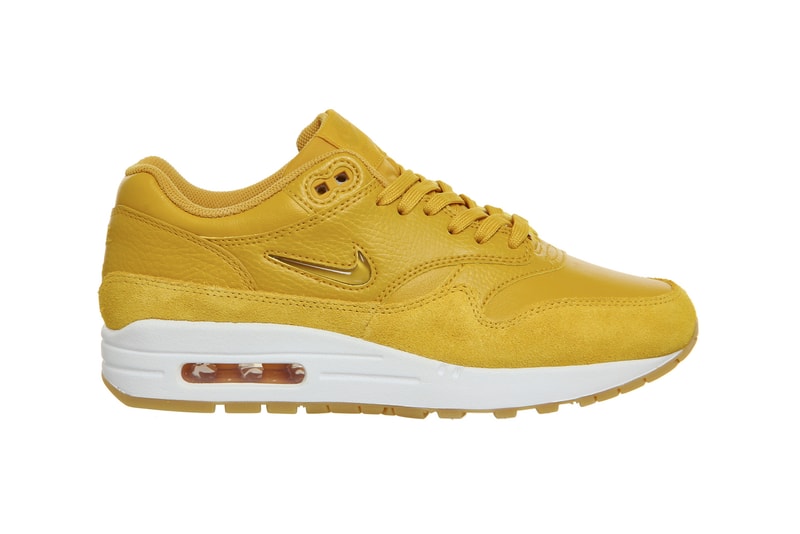 Nike air max 1 jewel mineral yellow golden womens sneakers where to buy office