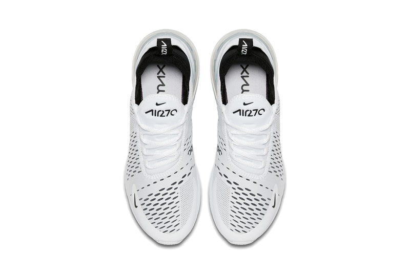 Nike Air Max 270 Women's White/Black Colorway Sneaker Silhouette New Modern Nike Wmns