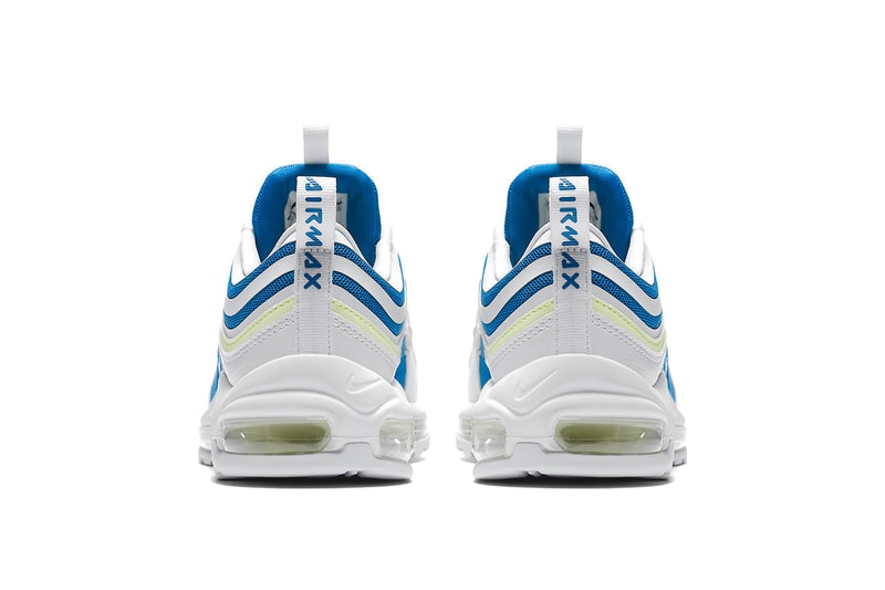 Nike Air Max 97 Ultra in Blue/White "Sprite" Royal Blue Sneaker Silhouette Shoe Future Release