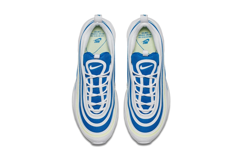 Nike Air Max 97 Ultra in Blue/White "Sprite" Royal Blue Sneaker Silhouette Shoe Future Release