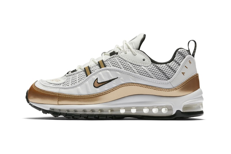 nike air max 98 uk white gold