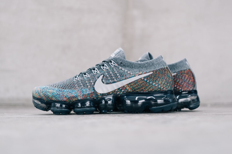 Nike Air VaporMax Flyknit Grey Multicolor