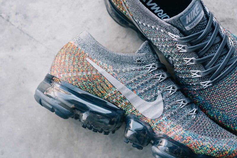 Nike Air VaporMax Flyknit Grey Multicolor