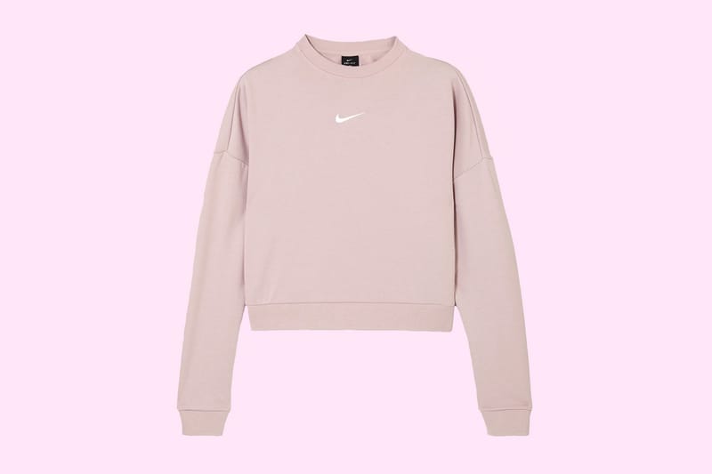 Hey Minimalists, Nike's Pastel Pink Swoosh Logo Sweatshirt Is for You