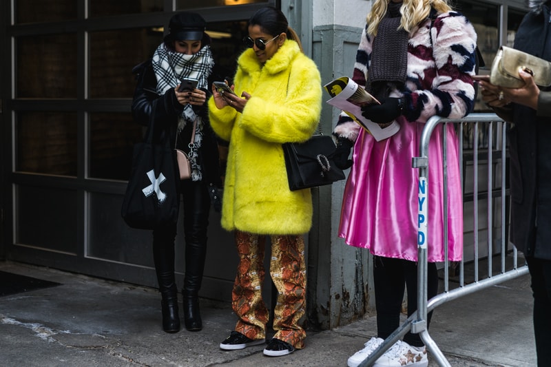 New York Fashion Week Part 1 Street Style Snaps Fashion Outfits NYFW 2018 Louis Vuitton Balenciaga Fendi Gucci Celine